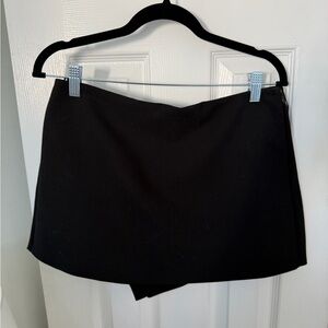 Zara Black Mini Skort